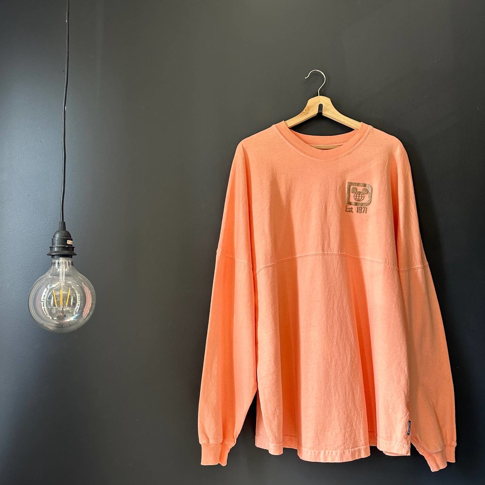 Disney Parks Walt Disney World Rose Gold Spirit Jersey Long Sleeve NEW Size XL - Picture 5 of 12
